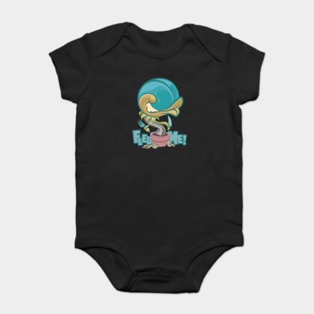 Feed Me Baby Bodysuit by majanation